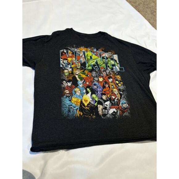 MARVEL COMICS HEROES HULK BLACK PANTHER ANTMAN PUNISHER T-Shirt Xxl - Picture 2 of 3